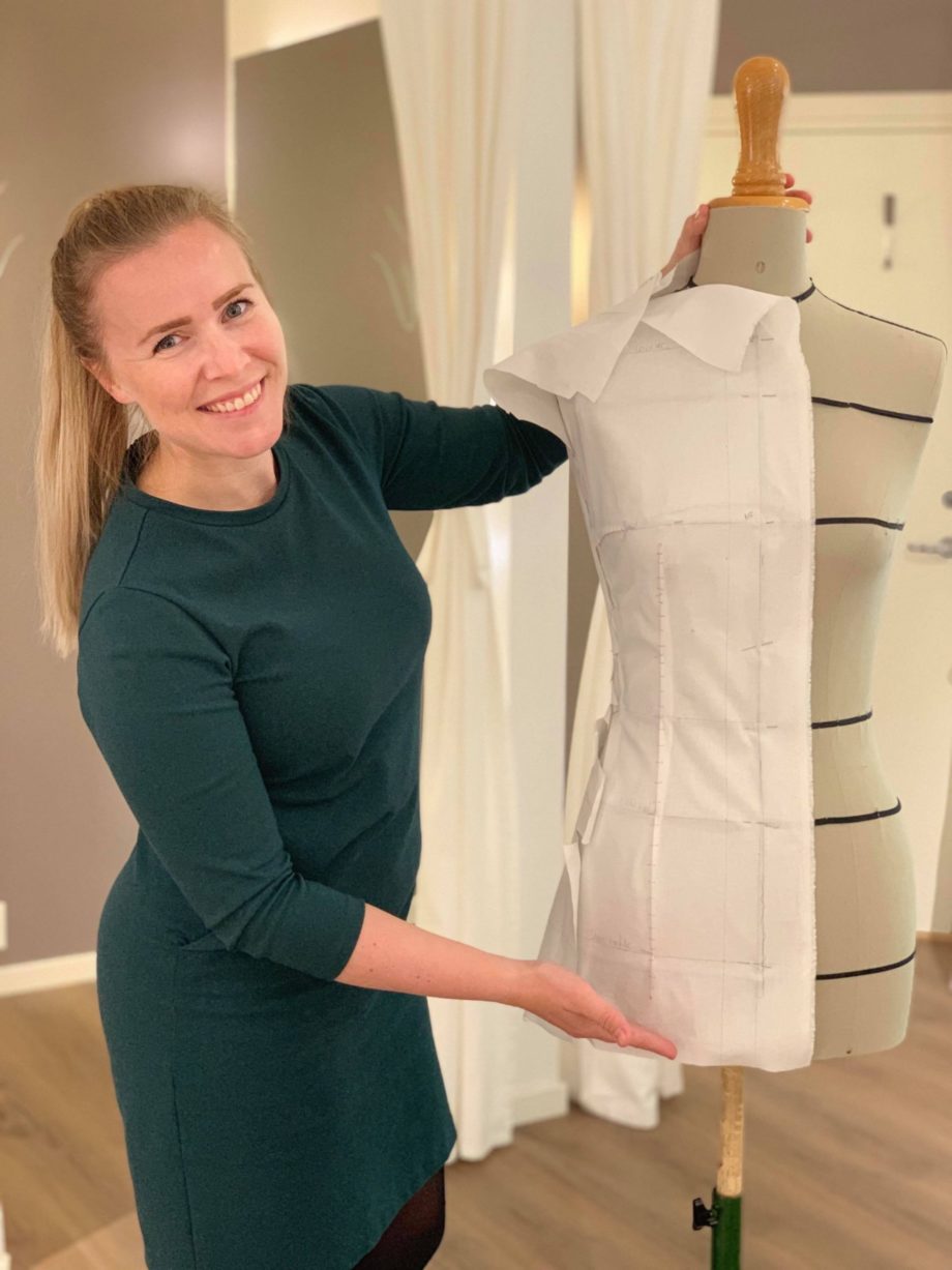 Sew with Kathrine - Learn how to make skirt- and shirt pattern with a basic sleeve pattern