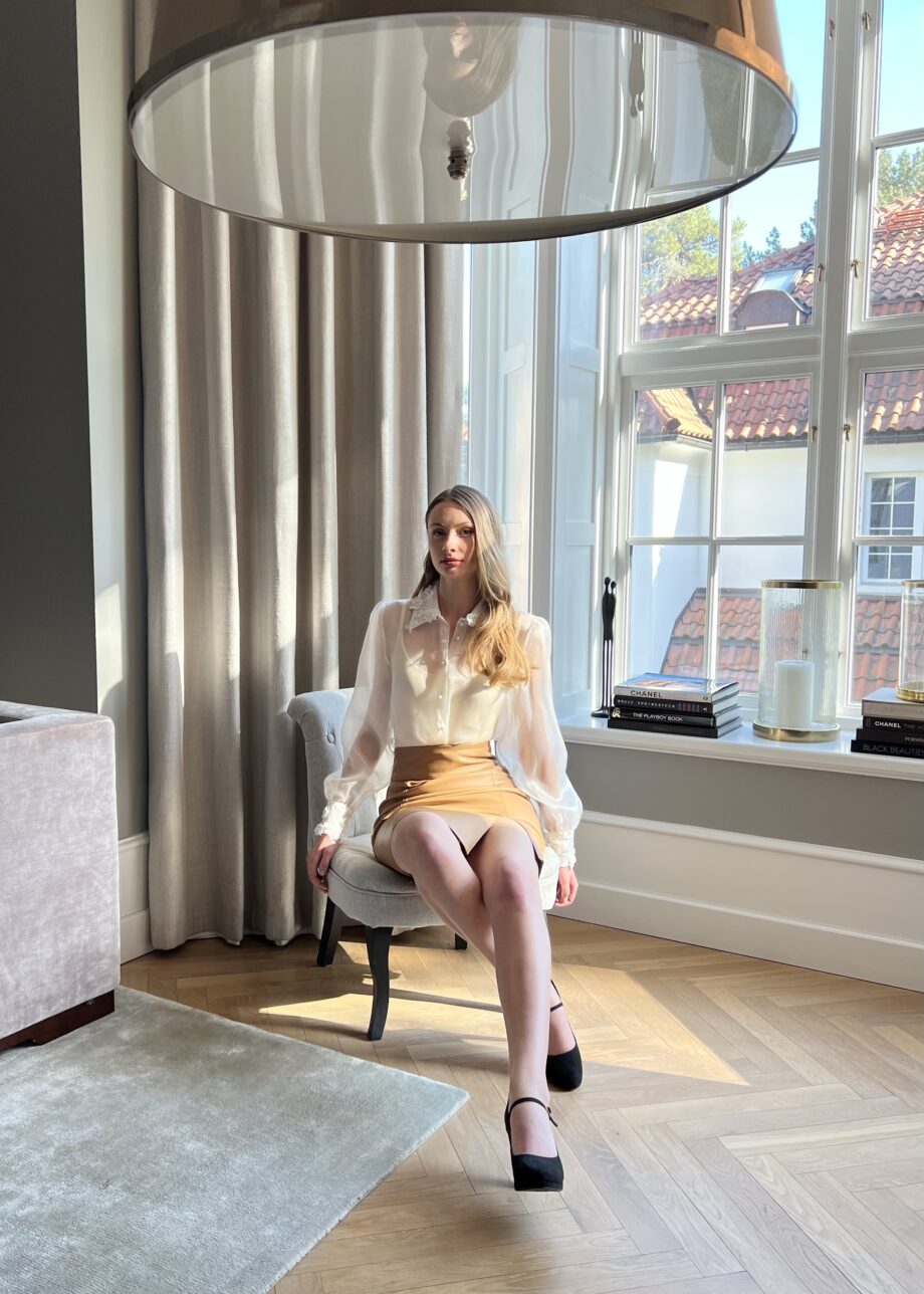 Ella skinn skjørt, Kathrine Nørgård Signature Collection