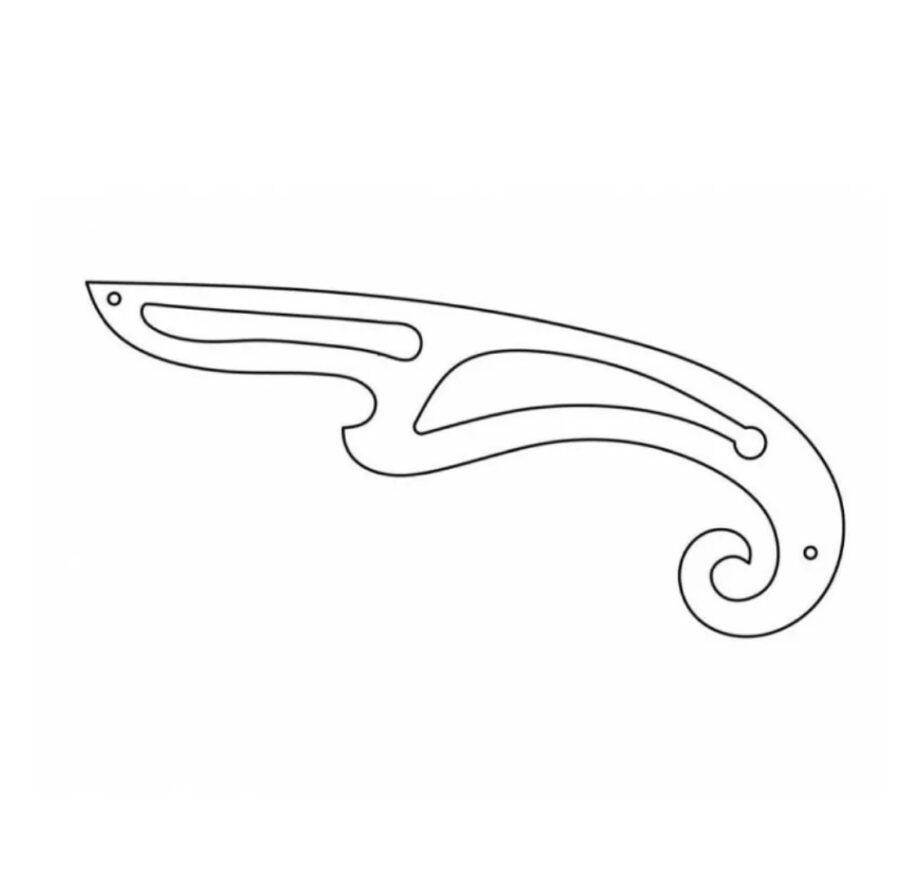 Pistolet konstruksjonslinjal